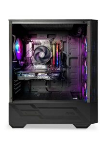 nsx gaming desktop pc ryzen 5 5500,16 gb ram,ssd 512 gb, rtx 3060,usb-c, hdmi,mouse and keyboard gamer, win 11, built in usa 12 month warranty on prebuilt gaming pc wifi ready