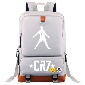 waroost teens cristiano ronaldo travel rucksack-students lightweight bookbag graphic casual daypack for outdoor