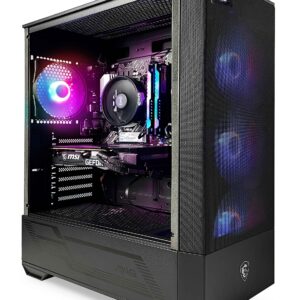 NSX GAMING Desktop PC Ryzen 5 5500,16 GB RAM,SSD 512 gb, RTX 3060,USB-C, Hdmi,Mouse and Keyboard Gamer, Win 11, Built in USA 12 Month Warranty on prebuilt Gaming pc WiFi Ready