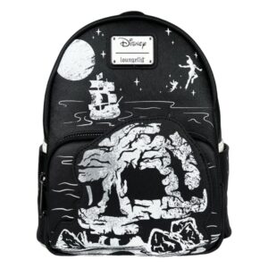 loungefly gt exclusive disney peter pan skull rock mini backpack