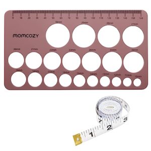 momcozy nipple ruler, nipple ruler for flange sizing, silicone and soft, flange sizing measurement tool, breast pump sizing tool for momcozy, medela, spectra, lansinoh