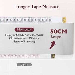 Momcozy Nipple Ruler, Nipple Ruler for Flange Sizing, Silicone and Soft, Flange Sizing Measurement Tool, Breast Pump Sizing Tool for Momcozy, Medela, Spectra, Lansinoh