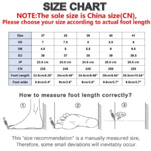 BLShaoJ Slip On Cloth Casual Shoes for Women Flat Heel Shallow Mouth Platform Round Toe Print Outdoor Walking Breathable Comfortable Lightweight Trendy Elegant Business Fashion Loafers (#C-White, 8)