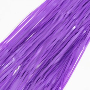 Purple Foil Fringe Party Backdrop - GREATRIL Party Streamers for Mermaid/Butterfly/Wednesdays/Star Birthdays Party Decoration - 3.2ft X 8.2ft - 2 Packs