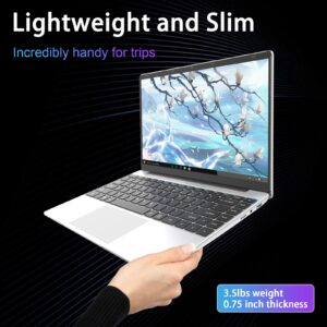 ANTEMPER 14.1 Inch Laptop, Win 11 Laptop Computer, 512GB SSD 8GB RAM, Intel Celeron N4020C, Full HD 1920x1080 Laptops, Mini HDMI, USB3.0, Webcam, TF Card, Type-c, 5000mAh Battery, Silver