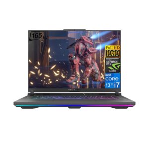 asus rog strix g16 gaming laptop 2023 newest, 16" 165hz display, nvidia geforce rtx 4060, intel core i7-13650hx processor(14 core), 64gb ddr5 ram, 2tb ssd, backlight keyboard, wi-fi 6, windows 11 home