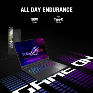 ASUS ROG Strix G16 Gaming Laptop 2023 Newest, 16" FHD 165Hz Display, GeForce RTX 4060, Intel Core i7-13650HX (14 core), 32GB DDR5 RAM, 2TB SSD, Wi-Fi 6E, 4 Zone RGB, Windows 11, with Cleaning Brush