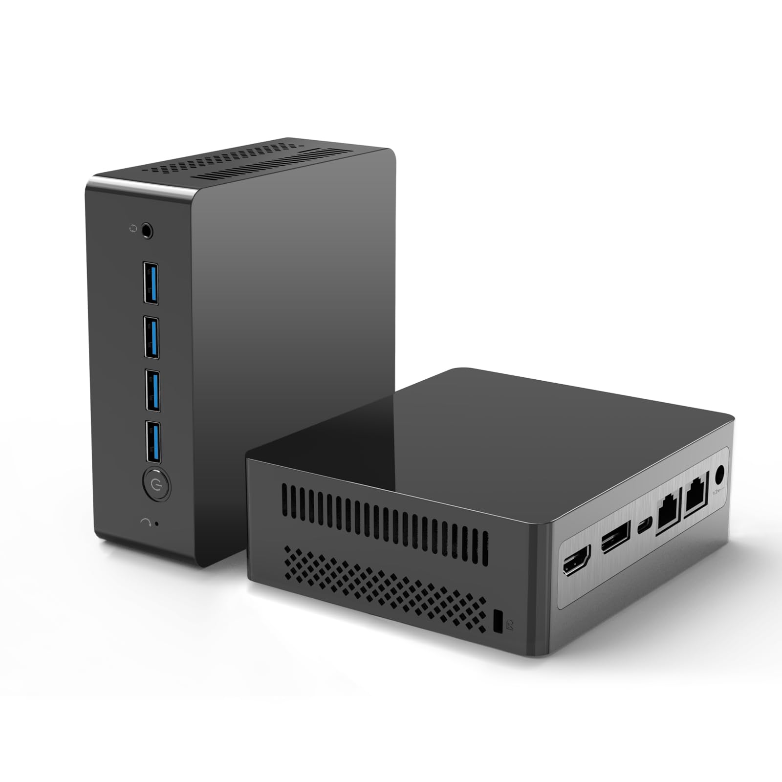 Dual LAN Mini PC, Win 11 Pro, 8GB RAM, 256GB SSD Storage Mini Desktop ...