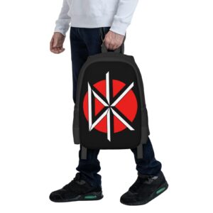 OBLUE Dead Rock Kennedys Band Backpack Laptop Bag Casual Daypack Outdoor Travel Sports and Shoulder Backpacks for Men Women