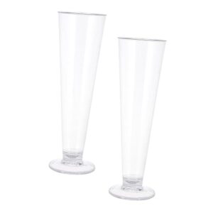 healvian transparent drinking cup 2pcs juice glass acrylic party wine cups crystal glass tasting cup plastic beer cups clear plastic wine cups wedding flutes juices mug beverage container