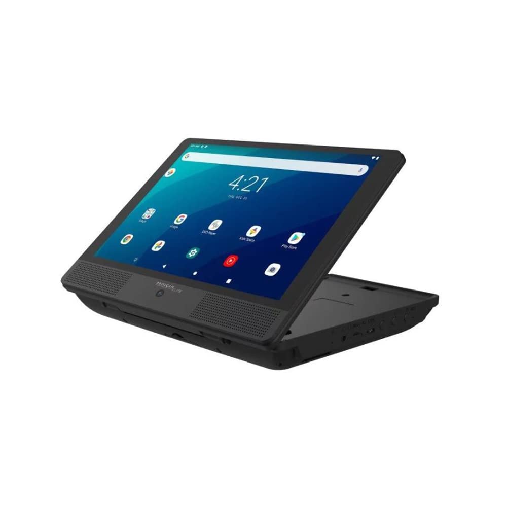 PROSCAN Elite 10.1" Quad Core Tablet/Portable DVD Combo 2GB/32GB Android 11 PELTDV1029_Comb with Bluetooth Headphones