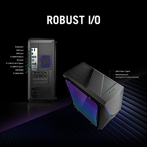 ASUS ROG G13CH (2023) Gaming Desktop PC, Intel Core i5-13400F, NVIDIA GeForce RTX 3050, 512GB NVMe PCIe SSD, 8GB DDR4 RAM, Windows 11, G13CH-DB503,Black