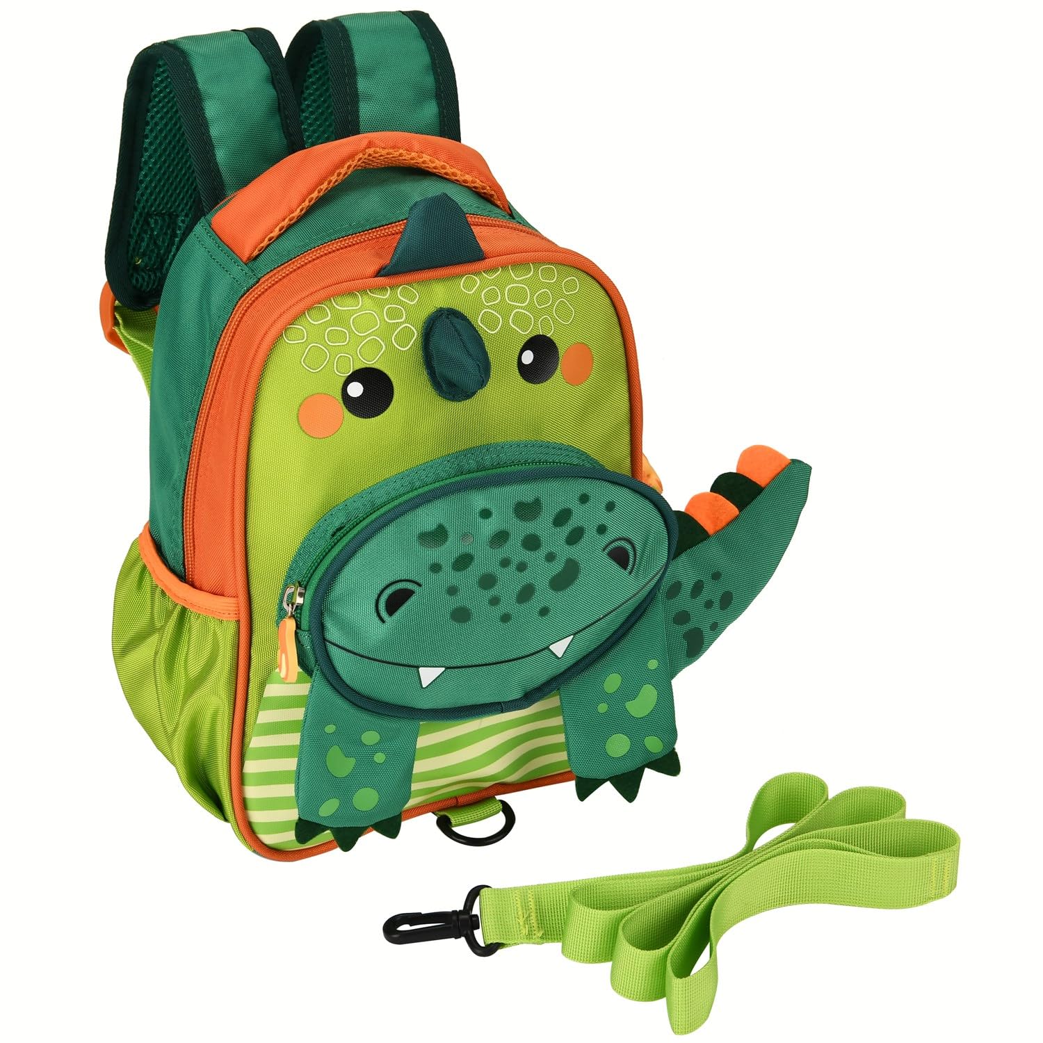 ONGLYP Toddler Backpack for Girls and Boys Ages 2-5,Waterproof Preschool Backpack for Kids,Cute Children Kindergarten Bookbag (Dinosaur, Toddler Backpack(Ages 2-5))