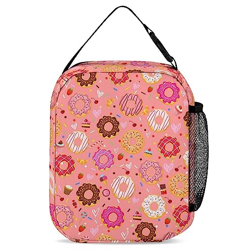 oallpu 3PCS Colorful Donut Backpack, Casual Lightweight Laptop Bag, Cartoon Shoulders Backpack Cute Daypack with Multiple Pockets(Colorful Donut)