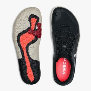 Vivobarefoot Primus Trail III All Weather FG, Womens Shoe with Barefoot Firm Ground Sole Obsidian