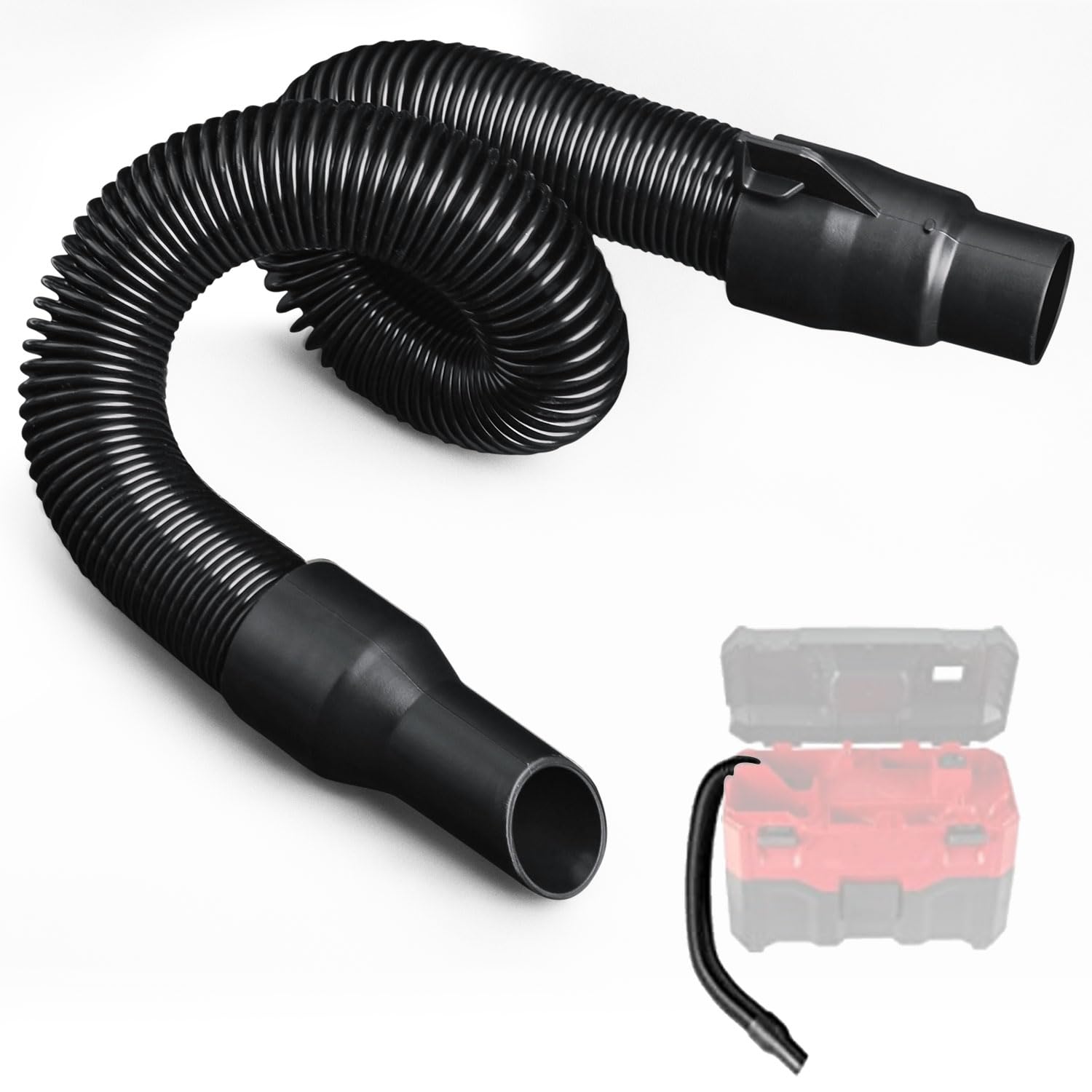 14-37-0016 Hose Assembly, Compatible With Milwaukee M18 PACKOUT Wet/Dry Vacuum Model, for 0970-20 Packout Vacuum