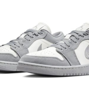 Women's Jordan 1 Low SE Light Steel Grey/Sail-White (DV0426 012) - 10