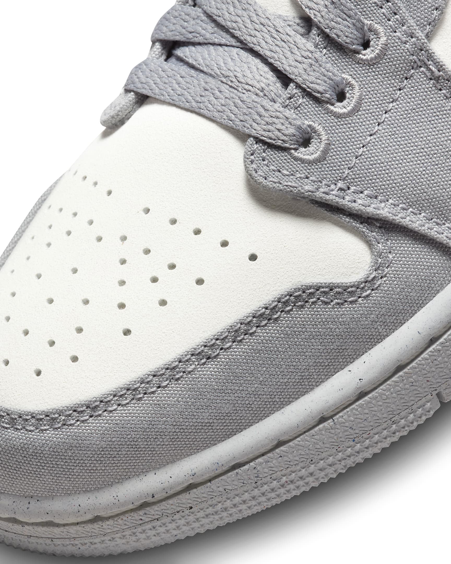 Women's Jordan 1 Low SE Light Steel Grey/Sail-White (DV0426 012) - 10