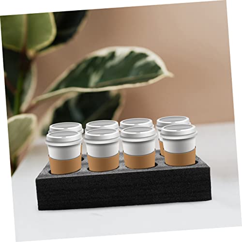 Alipis 3pcs Cup Holder Car Accessory Automobile Accessories Car Tray Car Food Tray Takeout Packing Supply Reusable Drink Carrier Tray for Car Tea Coffee Cup Pearl Cotton Bracket re-usable