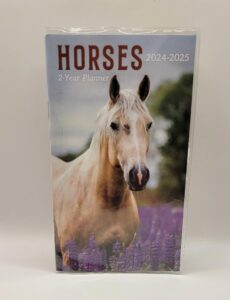 nb horses 2024-2025 mini pocket planner organizer small cute important dates horse lovers