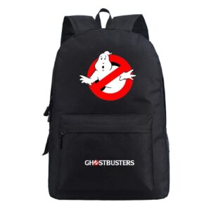waroost ghostbusters canvas daypack waterproof bookbag-lightweight knapsack classic durable bagpack for travel