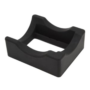 non slip cup cradle, compact silicone cup cradle cup holder stable support anti scratch anti scald for decoration(black)