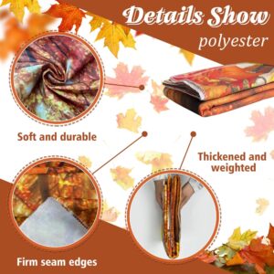 Fluzimir 10x8FT Large Fall Photo Backdrop Maple Leaf Pumpkin for Photography Background Autumn Outdoor Party Decorations