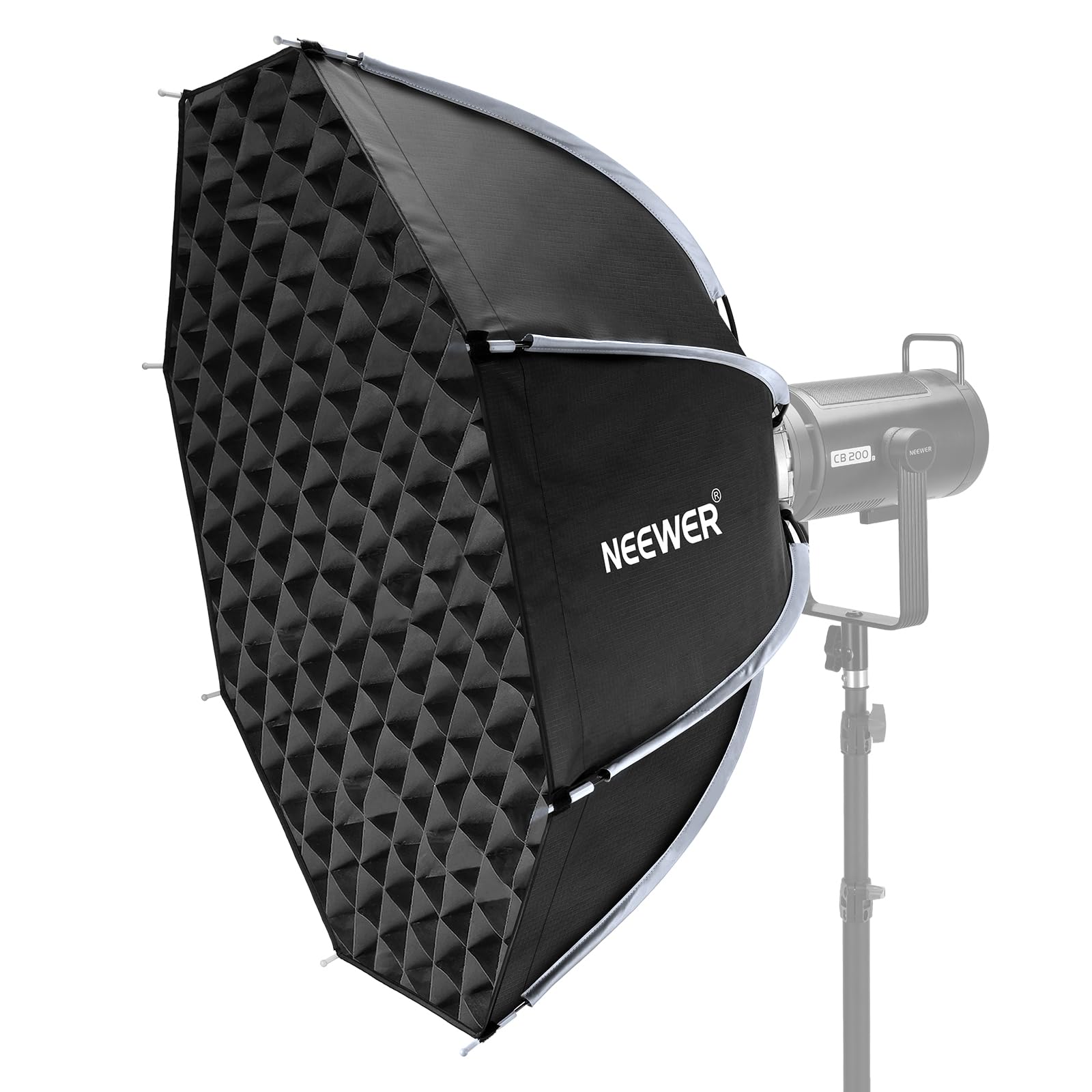 NEEWER 35"/90cm Octagonal Softbox, Quick Release Bowens Mount Softbox with Honeycomb Grid, Light Diffusers, Bag for RGB CB60 CB60B CB200B MS60B MS60C MS150B S101-300W/400W Pro Vision 4 Q4, NS35P