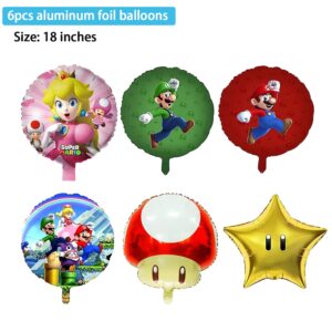 34pcs Balloons for Birthday Party Decorations Birthday Party Supplies Balloons Arch Mario Bros Balloons Party Decor.