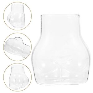 Creative Body Shape Wine Glasses Butt Cocktail Glass Cup Goblet Drink Glasses Novelty Party Shot Glass for Bar Hen Bachelor Birthday Party Decoration