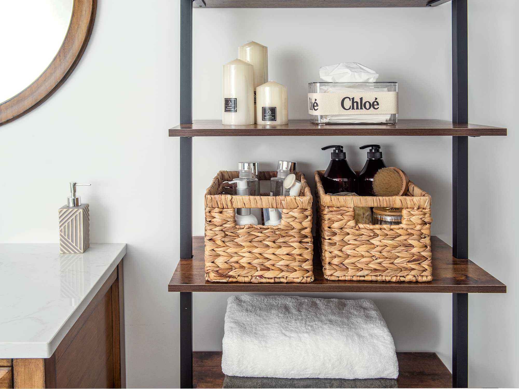 StorageWorks Water Hyacinth Storage Baskets