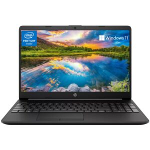 hp newest flagship 15.6 hd pavilion laptop for business and student, 16gb ram, 1tb ssd, intel quad-core pentium n5030, webcam, online conferencing, fast charge, wifi, win 11, w/gm accessory, black
