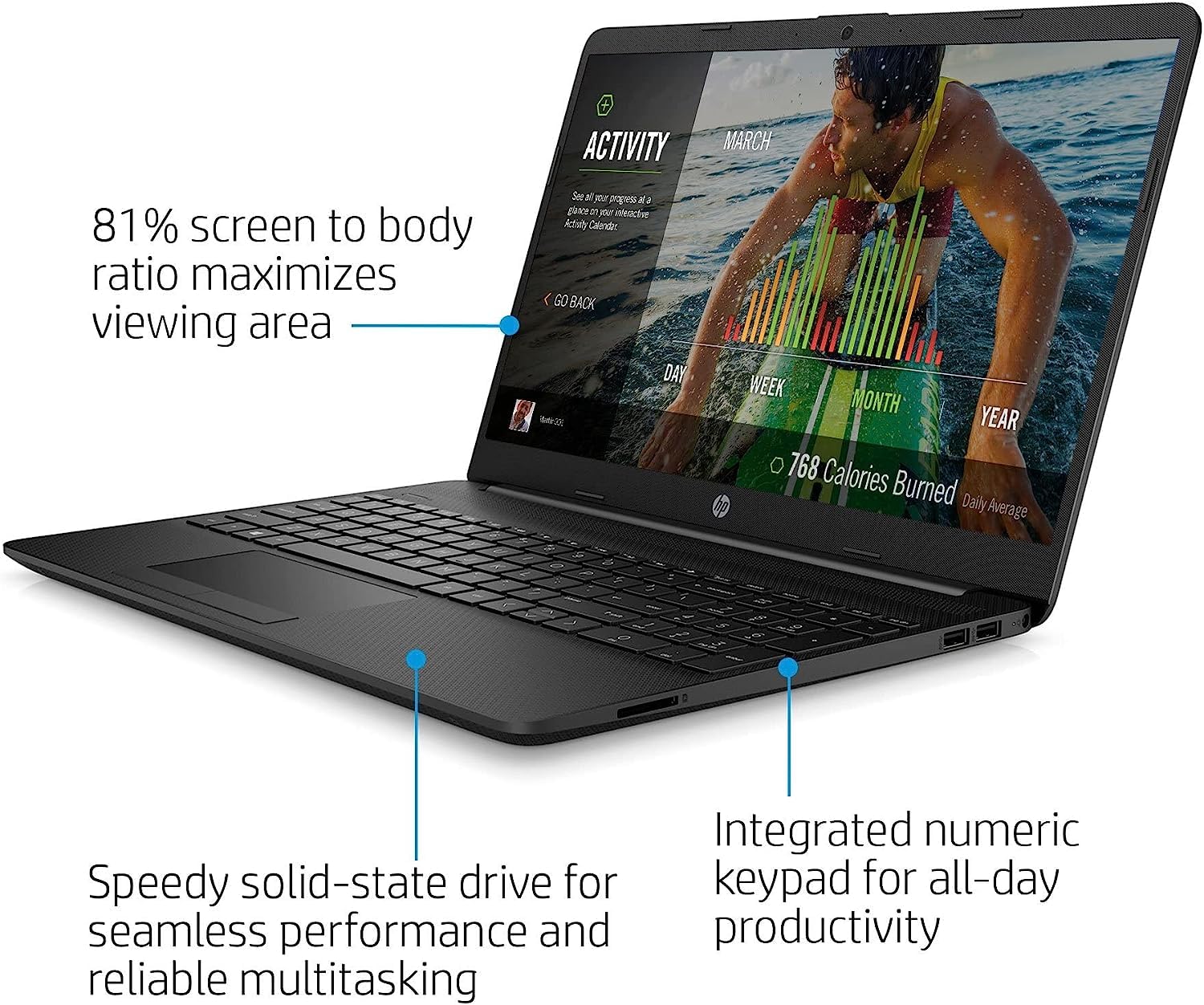 HP Newest Flagship 15.6 HD Pavilion Laptop for Business and Student, 16GB RAM, 1TB SSD, Intel Quad-Core Pentium N5030, Webcam, Online Conferencing, Fast Charge, WiFi, Win 11, w/GM Accessory, Black