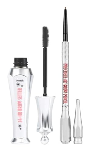 Benefit Cosmetics 24-Hr Brow Setter Setting Gel and Precisely My Brow Pencil 2.75 Auburn Duo Set (Full Size) Duo