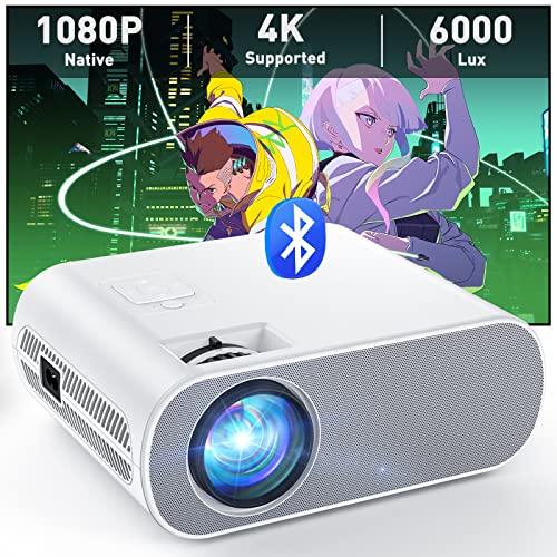 HOMPOW Projector, Native 1080P Full HD Projector CS05