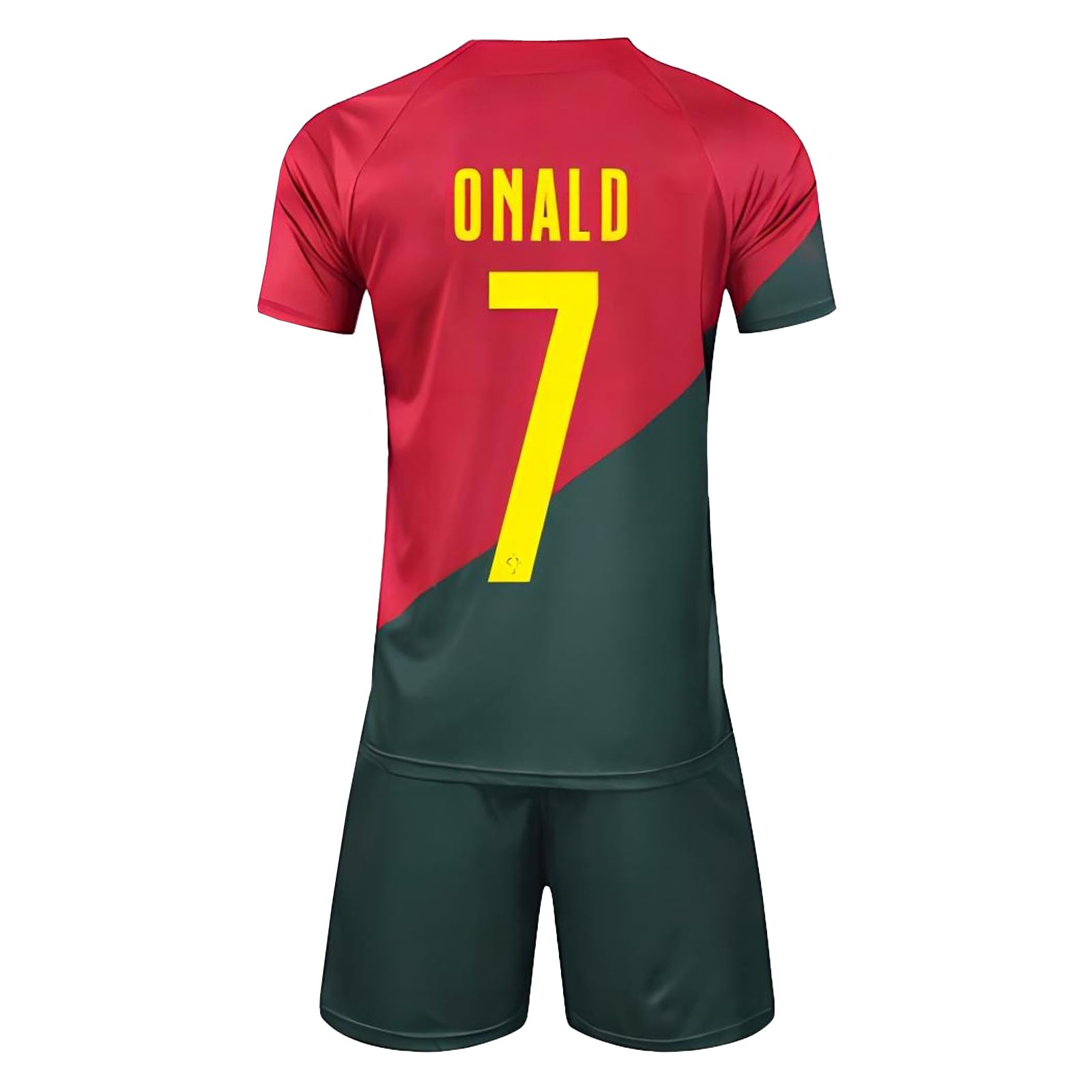 Custom Soccer Jerseys for Kids Adults Personalized 2022 Cup Team Uniform with Name Number Shorts Set Gifts Camiseta de Futbol Portugal-A Medium