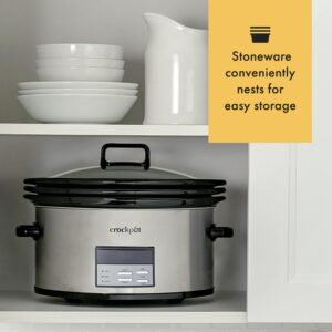 Crock-Pot CrockPot Choose-a-Crock 6-Quart Programmable Slow Cooker, Stainless Steel