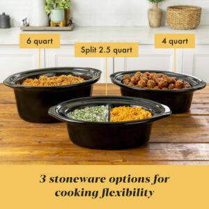 Crock-Pot CrockPot Choose-a-Crock 6-Quart Programmable Slow Cooker, Stainless Steel