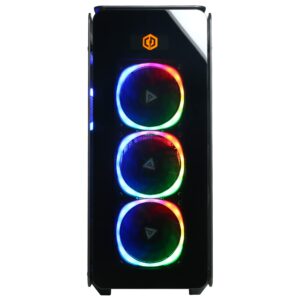 CyberpowerPC Gamer Supreme Liquid Cool Gaming PC, AMD Ryzen 9 7900X 4.7GHz, GeForce RTX 4060 Ti 16GB, 32GB DDR5, 2TB NVMe SSD, Wi-Fi Ready & Windows 11 Home (SLC8400A2),Black