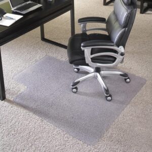 Office Chair Mats for Carpet, and Tile Floors - Protect Floors and Enhance Workspace Comfort Ideal for Home Office and Gaming, and Durable (Convex with Lip, 36''*48'')