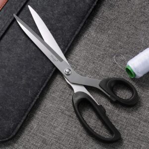 Mr.do Fabric Scissors 10 inch Sewing Scissors All Purpose Sharp Heavy Duty Fabric Scissors for Cutting Clothes Leather Classic Stainless Steel Professional Fabric Shears for Tailor Office Home