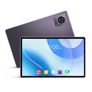 vikye android 11 tablet, 10.1 ipsdisplay, 8 core cpu processor, 8gb ram 128gb rom, 8mp 16mp dual camera, 5g wifi tablet (us plug 100‑240v) (morado)