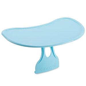 Gnegni Seat Tray Attachment Accessory Compatible with Bumbo Floor Seat, Smooth Tray Surface Easily Attaches to Baby Bumbo Seat Lite for Baby Feeding and Playing, Easy to Clean & Install-Blue