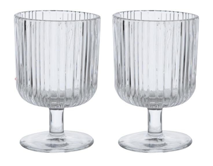 CASA CALIDA - BARI WINE GLASS, set of 2, glass, 9 oz