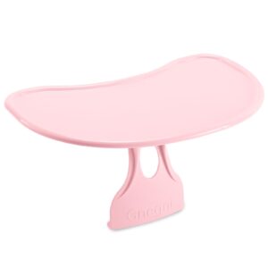 gnegni seat tray accessory compatible with bumbo seat,smooth tray surface for baby feeding & playing activity compatible with bumbo floor seat lite,easy to clean & release design-pink