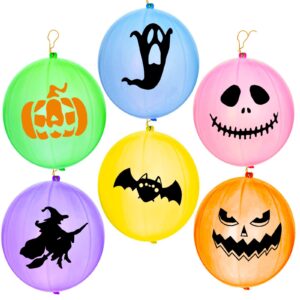 halloween games halloween punch balloons for halloween party favors trick or treat toy punching balloons goodie party game favors supplies decor 24 pieces
