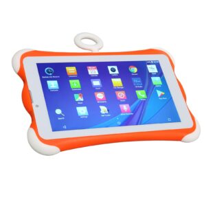 Vikye 7 Inch Kids Tablet, 7 Inch 1280x800 HD Display Tablet Dual SIM WiFi Kids Tablet 6000mAh Rechargeable Battery for Android (US Plug)
