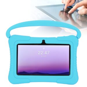 Vikye 7in Kids Tablet 2GB 32GB Quad Core Processor Dual Camera 3D Design Tablet Protective Cover Android 10 (US Plug)