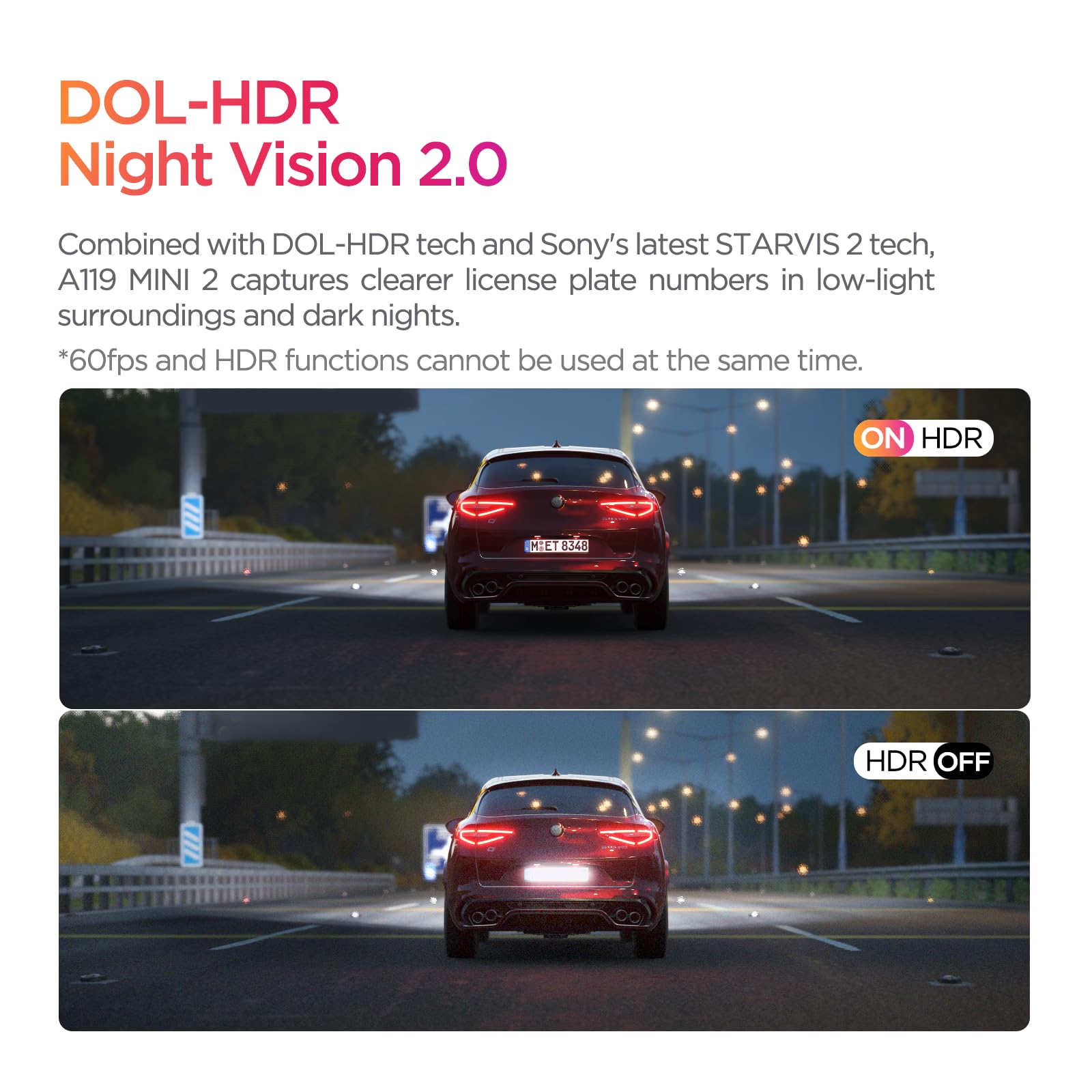 【Bundle: VIOFO A119 Mini 2 + 256GB Card + CPL + HK4 Hardwire Cable】 VIOFO Mini Dash Cam Front A119 Mini 2, STARVIS 2 Sensor, 2K 60fps/HDR 30fps Voice Control Car Dash Camera with 5GHz Wi-Fi GPS