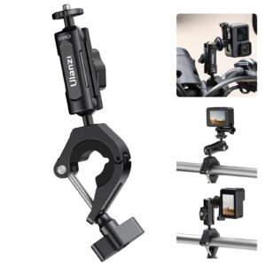 ulanzi goquick bicycle bracket for gopro 360°motorcycle camera mount for bike holder handlebar mount w adpter for hero action cameras Φ8~35mm